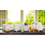 Smeg Jug Kettle & 2 Slice Toaster Set - White