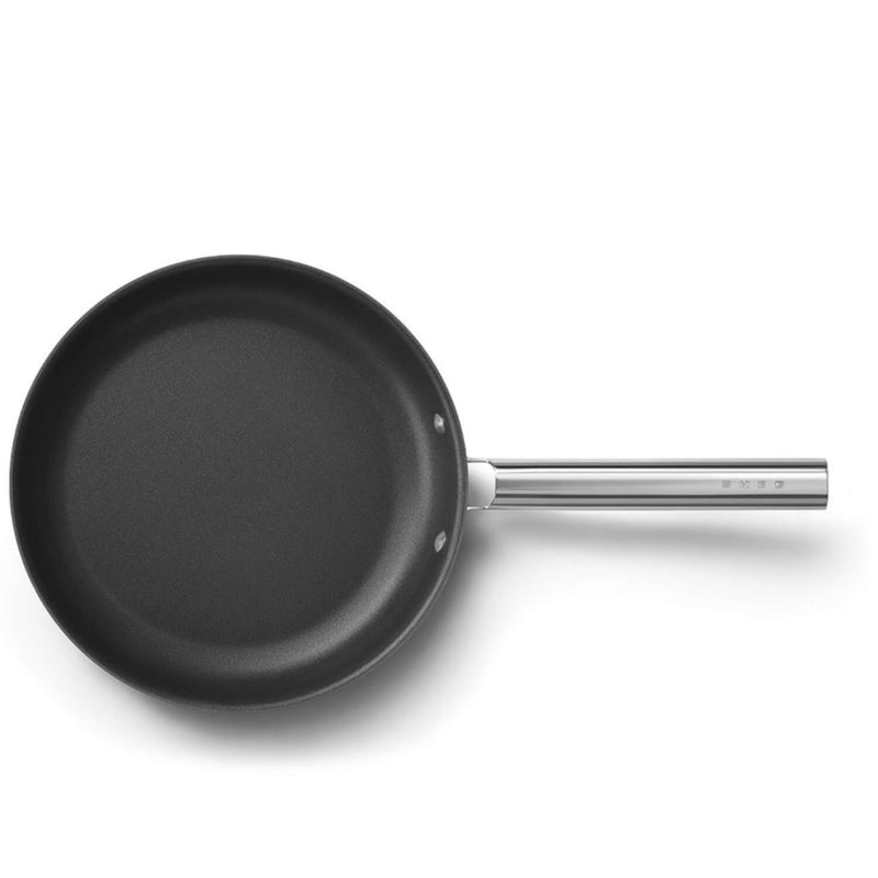 Smeg Cookware 28cm Non-Stick Frying Pan - Black