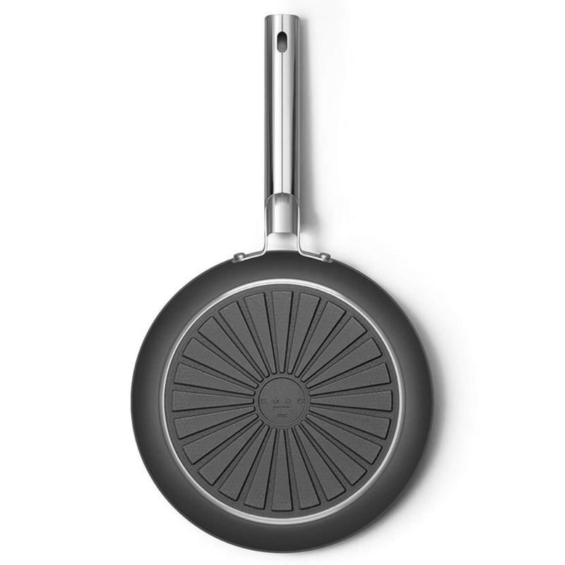 Smeg Cookware 28cm Non-Stick Frying Pan - Black