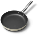 Smeg Cookware 2 Piece Non-Stick Frying Pan Set - Cream