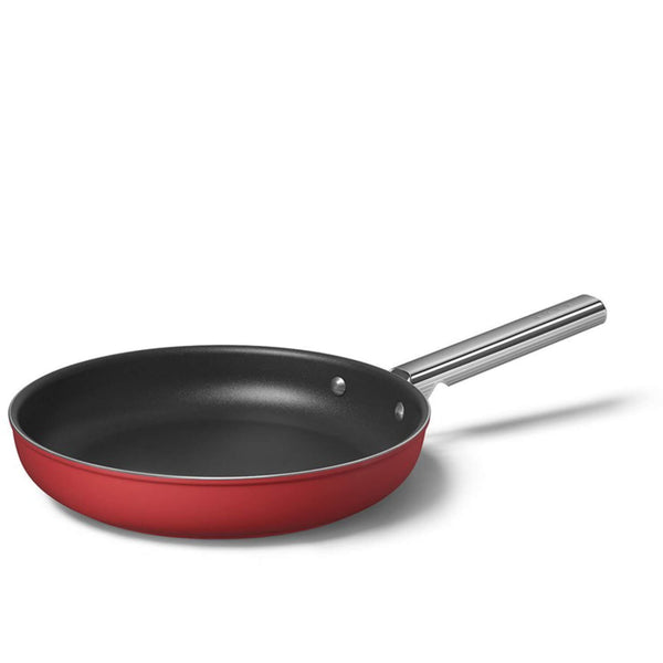Smeg Cookware 2 Piece Non-Stick Frying Pan Set - Red