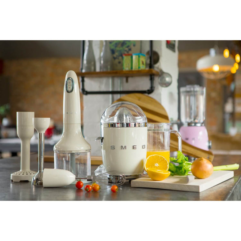 Smeg Espresso Coffee Machine & Coffee Grinder Set - Cream