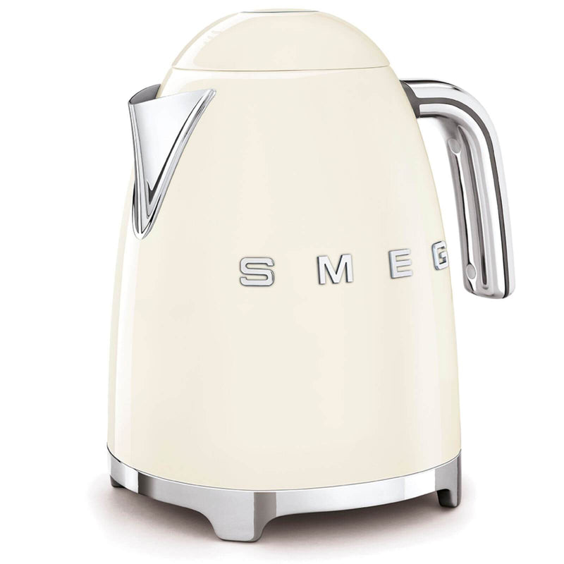 Smeg 50s Style Retro Kettle in Cream With 3D Raised Lettering