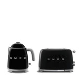 Smeg Mini Kettle & 2 Slice Toaster Set - Black