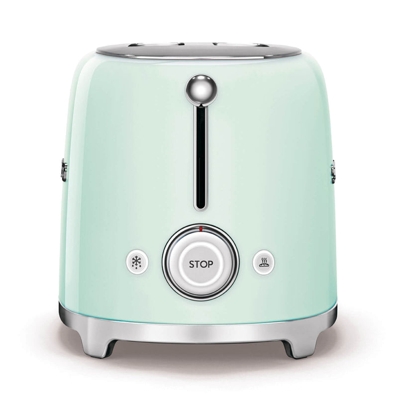 Smeg 50's Style Retro TSF01 2 Slice Toaster - Pastel Green