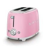 Smeg 50's Style Retro TSF01 2 Slice Toaster - Pink