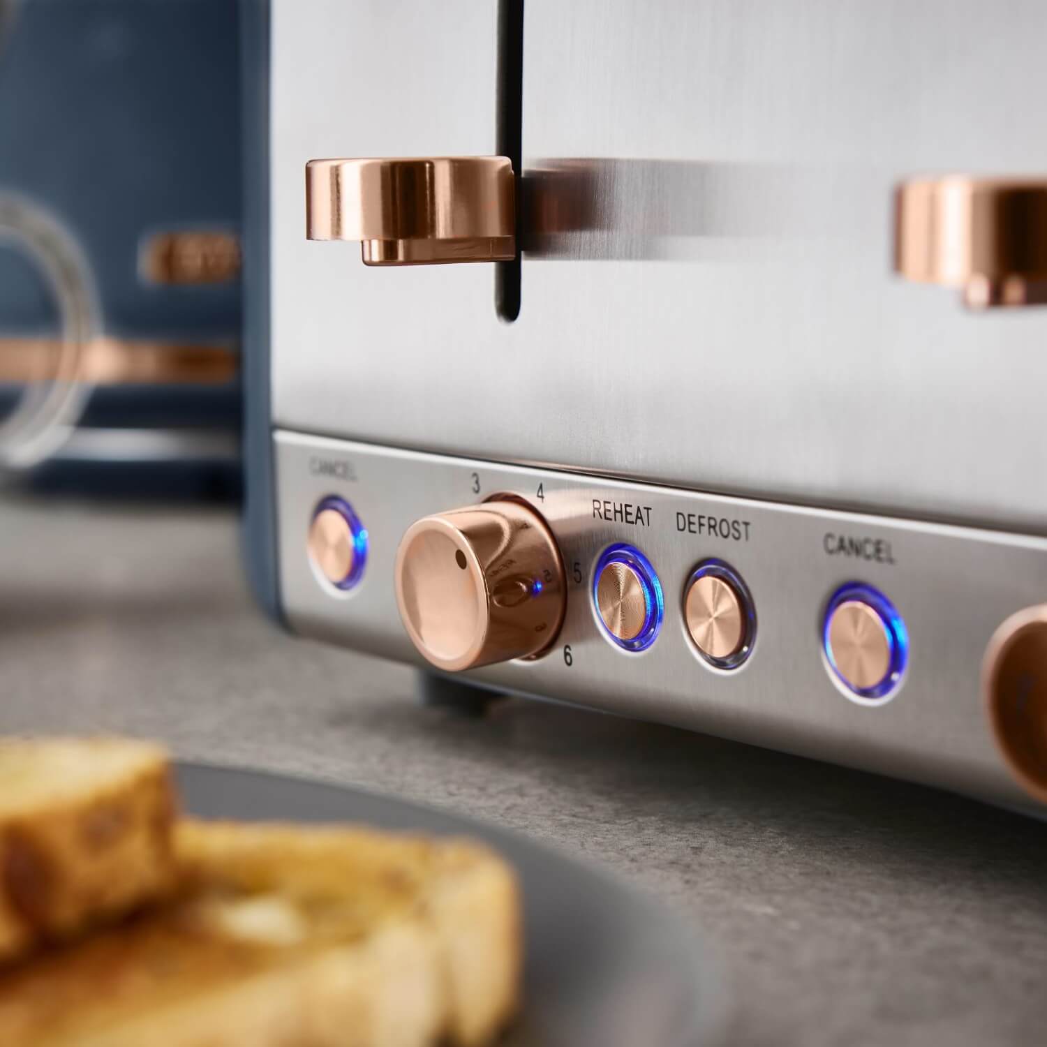 Buy Tower Cavaletto Kettle & 4 Slice Toaster Set Midnight Blue