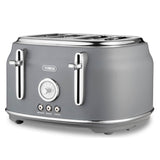 Tower Renaissance Traditional Kettle & 4 Slice Toaster Set - Grey