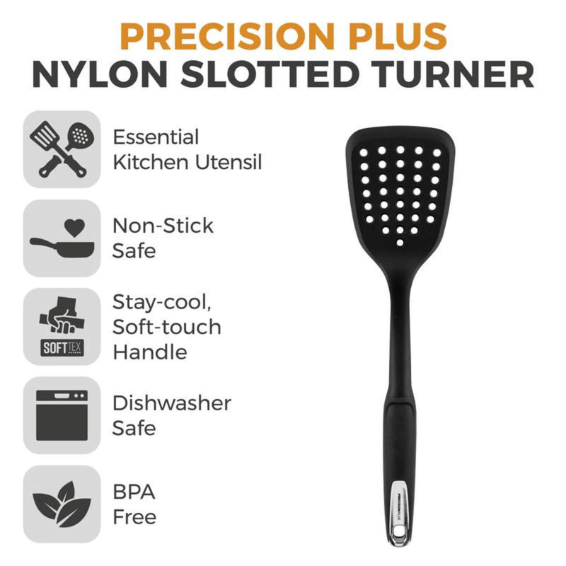 Tower Precision Plus Nylon Slotted Turner - Black