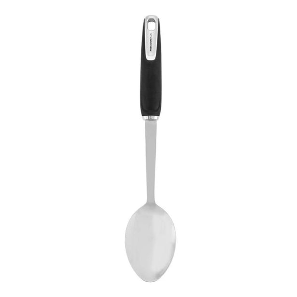 Tower Precision Plus Stainless Steel Solid Spoon - Black