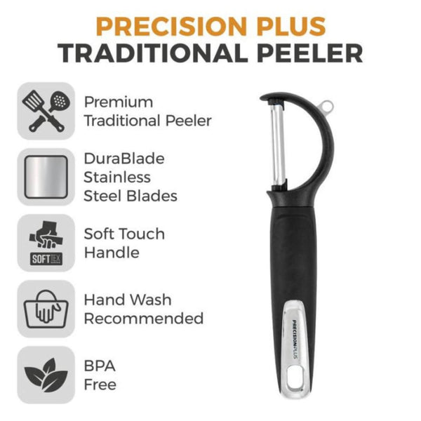 Tower Precision Plus Traditional Peeler - Black