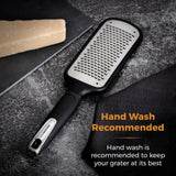 Tower Precision Plus Stainless Steel Hand Grater - Black
