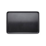 Tower Precision Plus Carbon Steel 35cm x 25cm x 2cm Rectangular Non-Stick Medium Baking Tray - Black