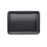 Tower Precision Plus Carbon Steel 27cm x 20cm x 3cm Rectangular Non-Stick Brownie Pan - Black