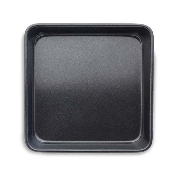 Tower Precision Plus Carbon Steel Square 23cm x 23cm x 4cm Non-Stick Bake Pan - Black