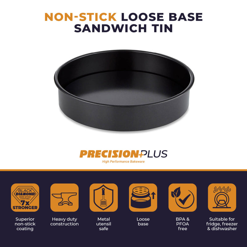 Buy Tower Precision Plus Carbon Steel 18cm Round Non Stick Loose