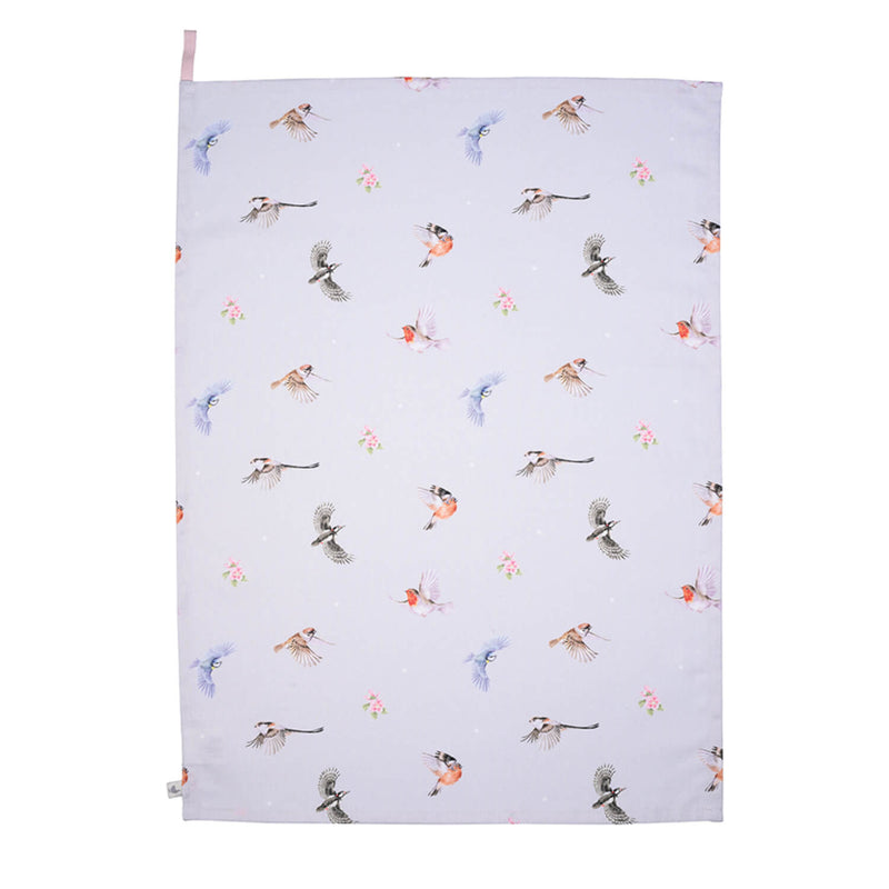 Wrendale Designs by Hannah Dale 100% Cotton Tea Towel - Feathered Friends