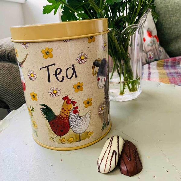 Alex Clark Tea Storage Tin - Daisyfield Farm - Potters Cookshop