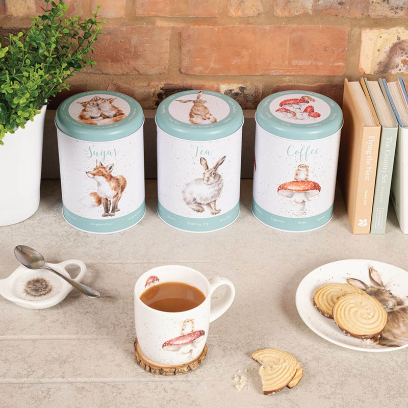 Wrendale Designs by Hannah Dale 3 Piece Tin Canister Set - The Country Set
