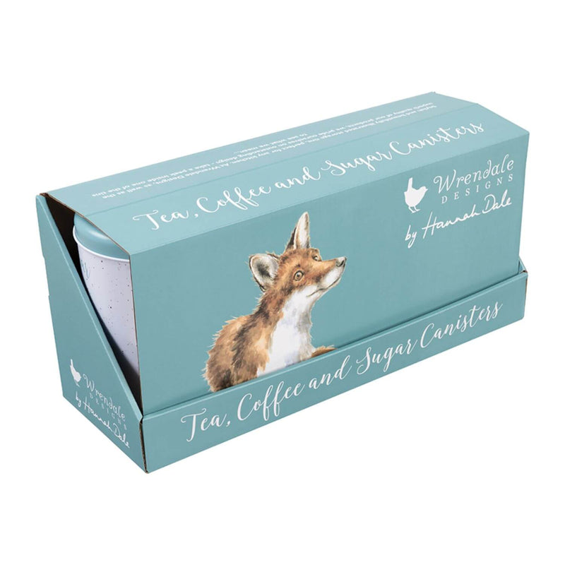 Wrendale Designs by Hannah Dale 3 Piece Tin Canister Set - The Country Set