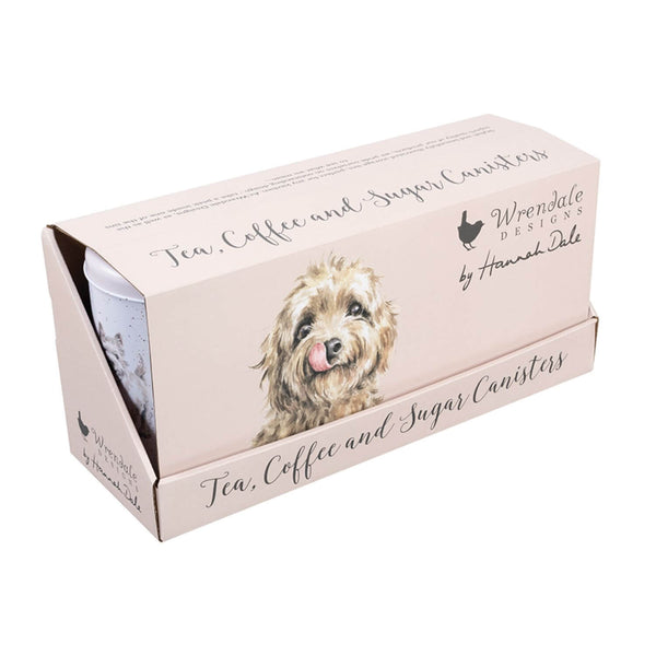 Wrendale Designs by Hannah Dale 3 Piece Tin Canister Set - A Dogs Life