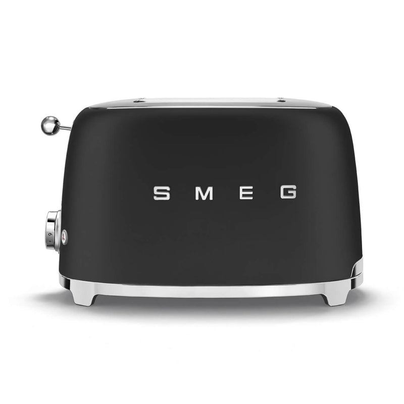 Smeg Jug Kettle & 2 Slice Toaster Set - Matte Black