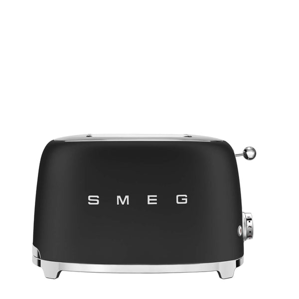 Smeg 50's Style Retro TSF01 2 Slice Toaster - Matte Black