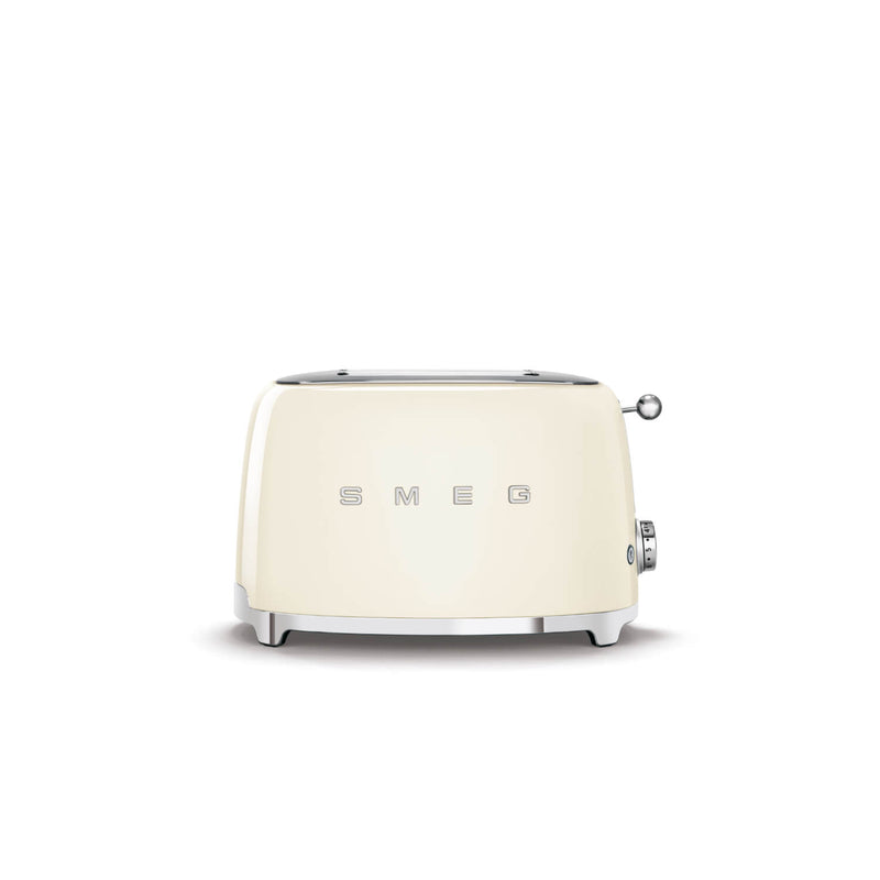 Smeg 50's Style Retro TSF01 2 Slice Toaster - Cream