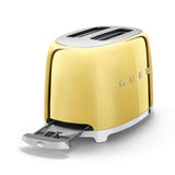 Smeg Jug Kettle & 2 Slice Toaster Set - Gold