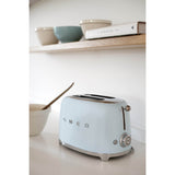Smeg Jug Kettle & 2 Slice Toaster Set - Pastel Blue