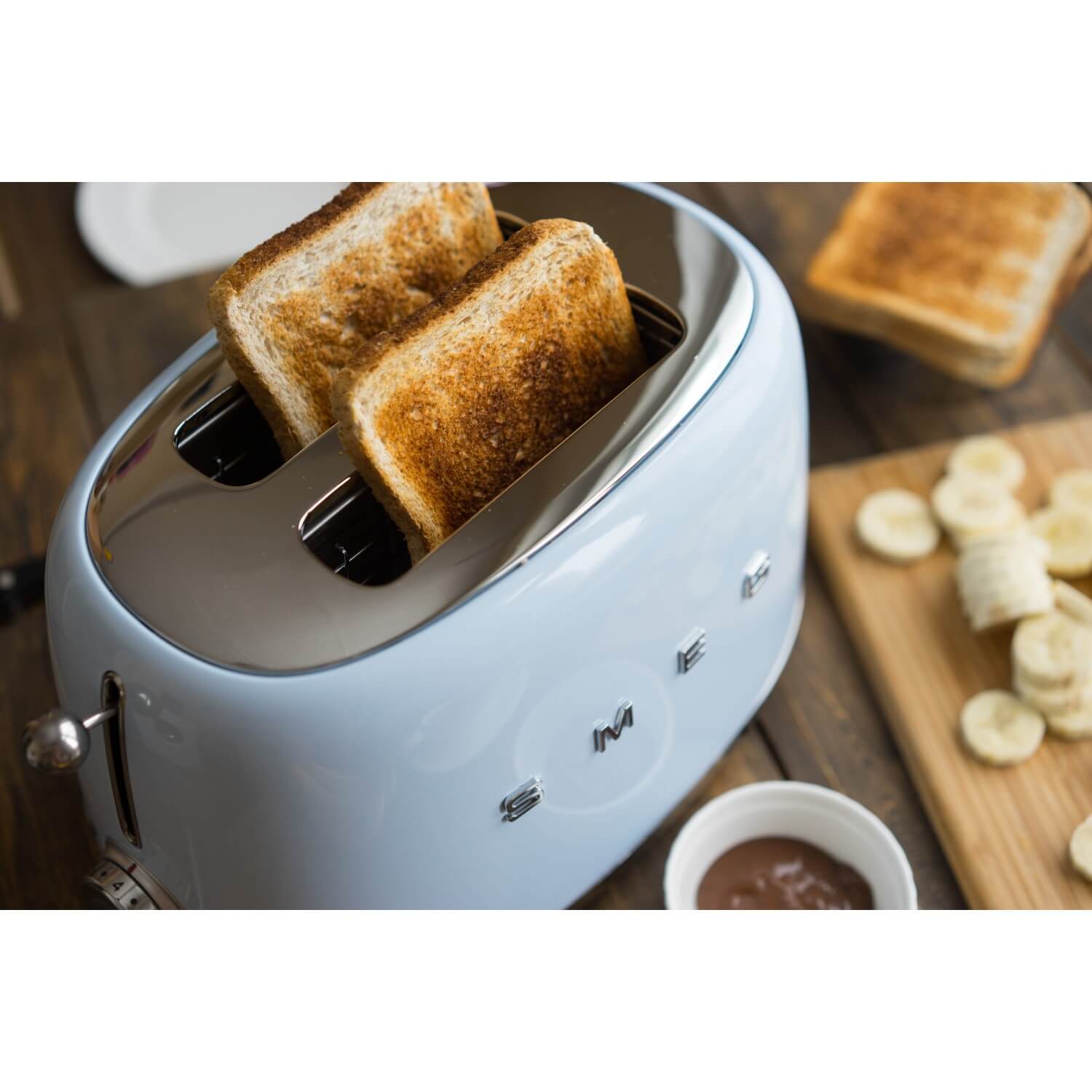 Buy Smeg | Jug Kettle & 2 Slice Toaster - Pastel Blue – Potters Cookshop