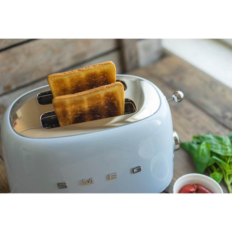 Smeg Jug Kettle & 2 Slice Toaster Set - Pastel Blue