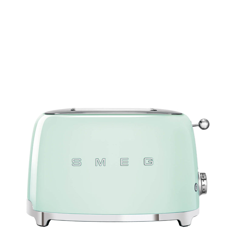 Smeg 50's Style Retro TSF01 2 Slice Toaster - Pastel Green