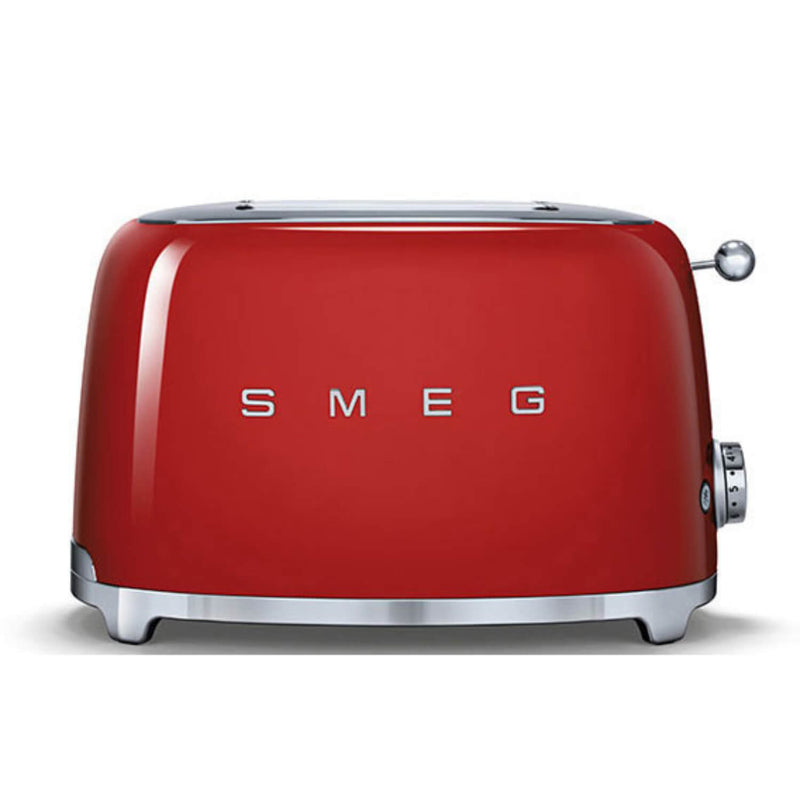 Smeg Jug Kettle & 2 Slice Toaster Set - Red