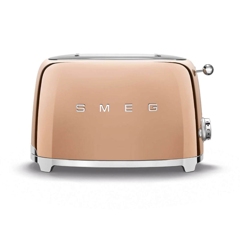 Smeg Jug Kettle & 2 Slice Toaster Set - Rose Gold