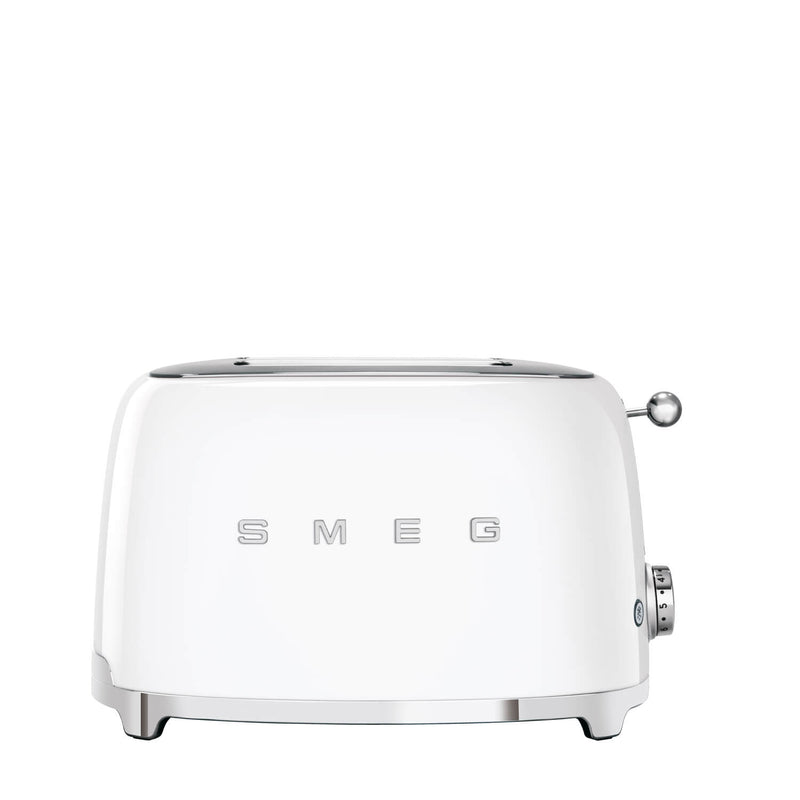 Smeg 50's Style Retro TSF01 2 Slice Toaster - White