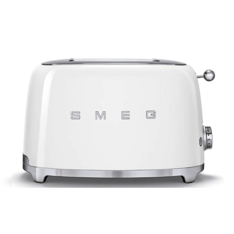 Smeg Jug Kettle & 2 Slice Toaster Set - White
