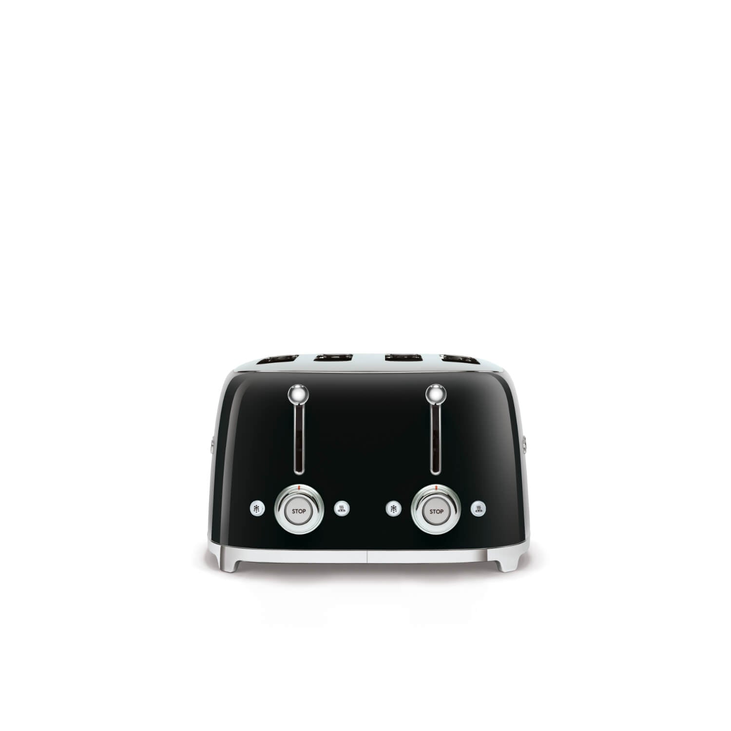 Buy Smeg TSF03BLUK 4 Slice Toaster Black Potters