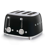 Smeg Jug Kettle & 4 Slice Toaster Set - Black