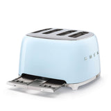 Smeg 50's Style Retro TSF03 4 Slice Toaster - Pastel Blue