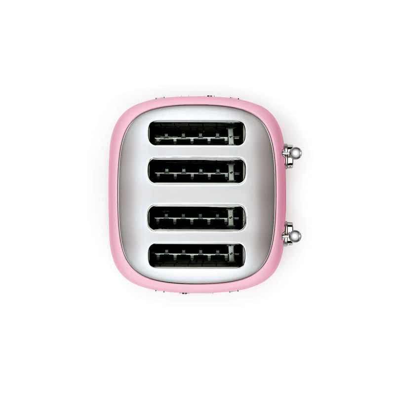 Smeg 50's Style Retro TSF03 4 Slice Toaster - Pink