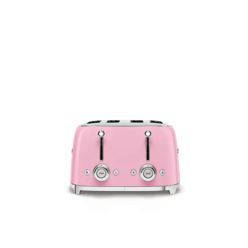 Smeg 50's Style Retro TSF03 4 Slice Toaster - Pink