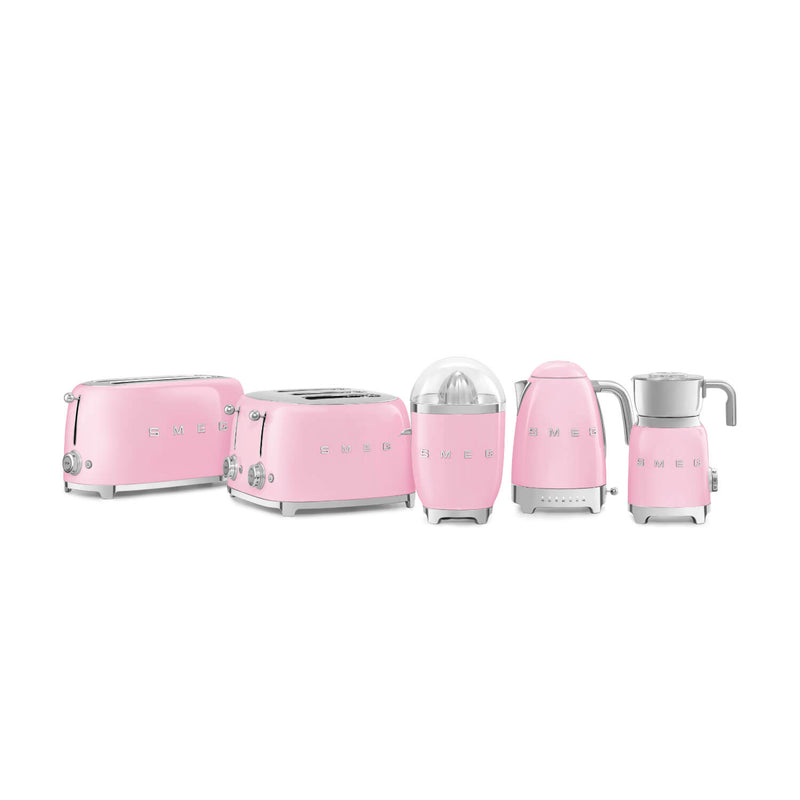 Smeg 50's Style Retro TSF03 4 Slice Toaster - Pink