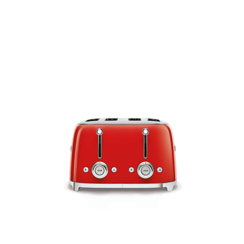 Smeg 50's Style Retro TSF03 4 Slice Toaster - Red