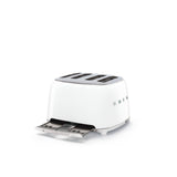 Smeg 50's Style Retro TSF03 4 Slice Toaster - White