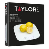 Taylor Pro Waterproof Digital 14kg Kitchen Scale - White