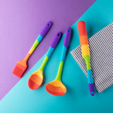 Taylor's Eye Witness Mini Silicone Palette Knife - Rainbow