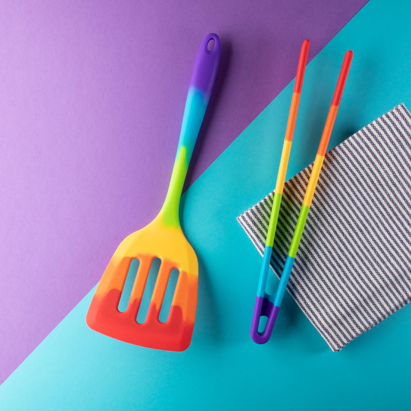 Taylor's Eye Witness Silicone Spatula Spoon - Rainbow