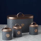 Typhoon Henrik 3 Piece Canister Set - Graphite & Copper