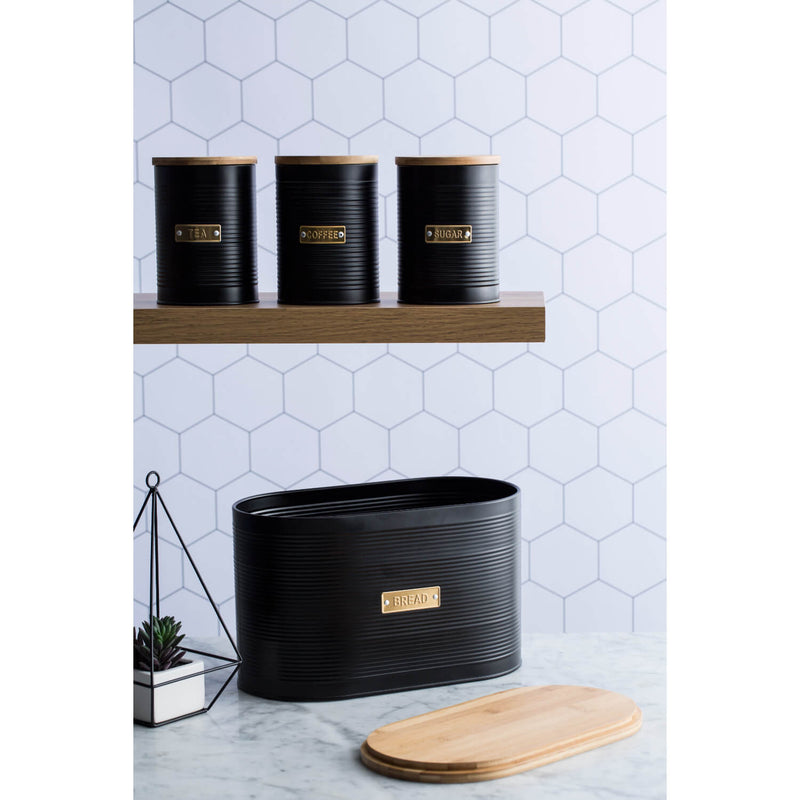 Typhoon Living Tea Canister - Otto Black